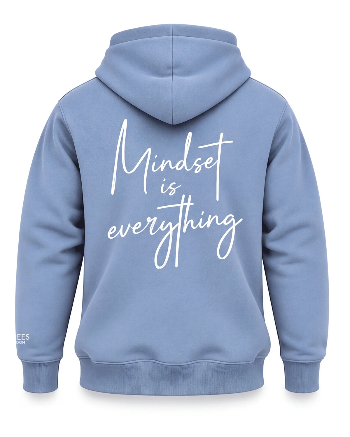 Mind Set Is Everything Hoodie Bluebell