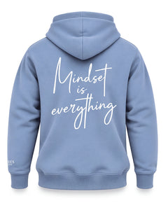 Mind Set Is Everything Hoodie Bluebell