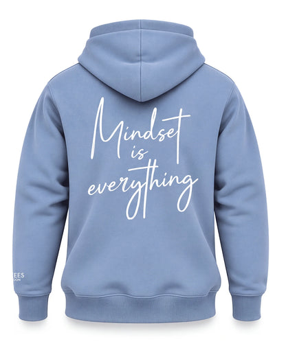 Mind Set Is Everything Hoodie Bluebell