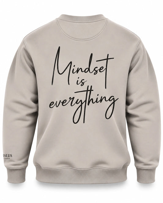 Mind Set Is Everything Jumper Arctic Wolf