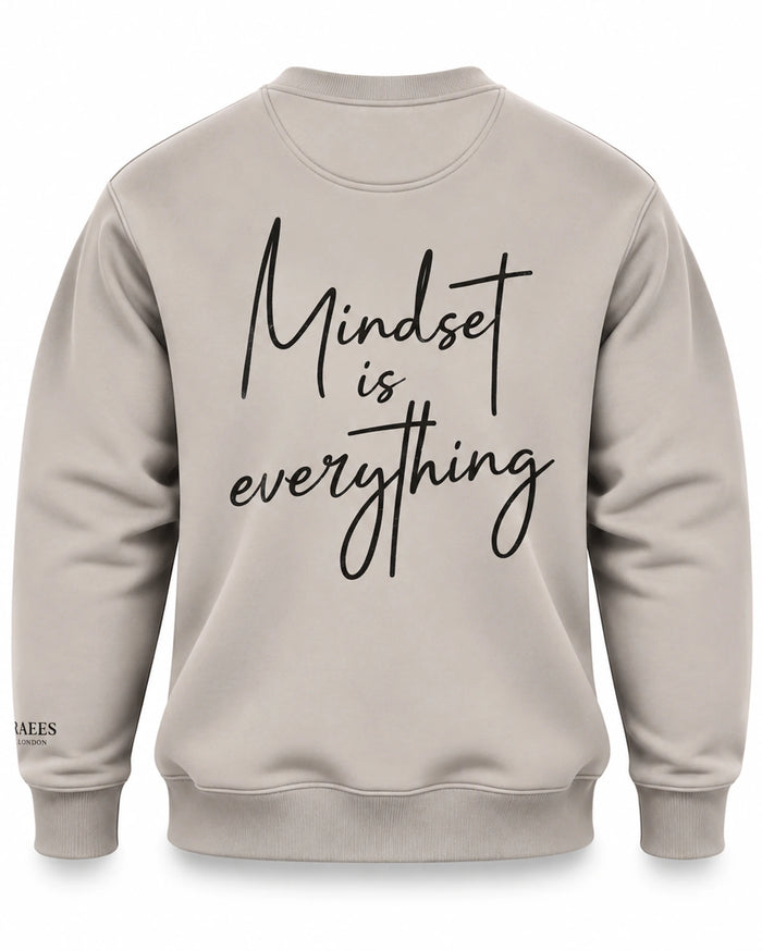 Mind Set Is Everything Jumper Arctic Wolf