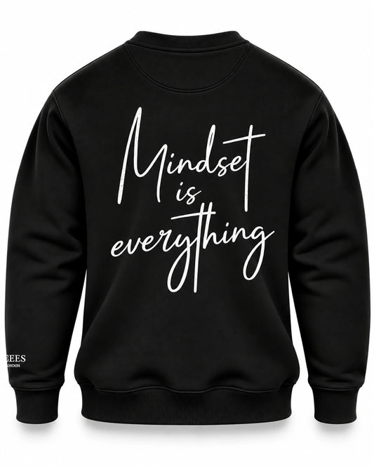 Mind Set Is Everything Jumper Black