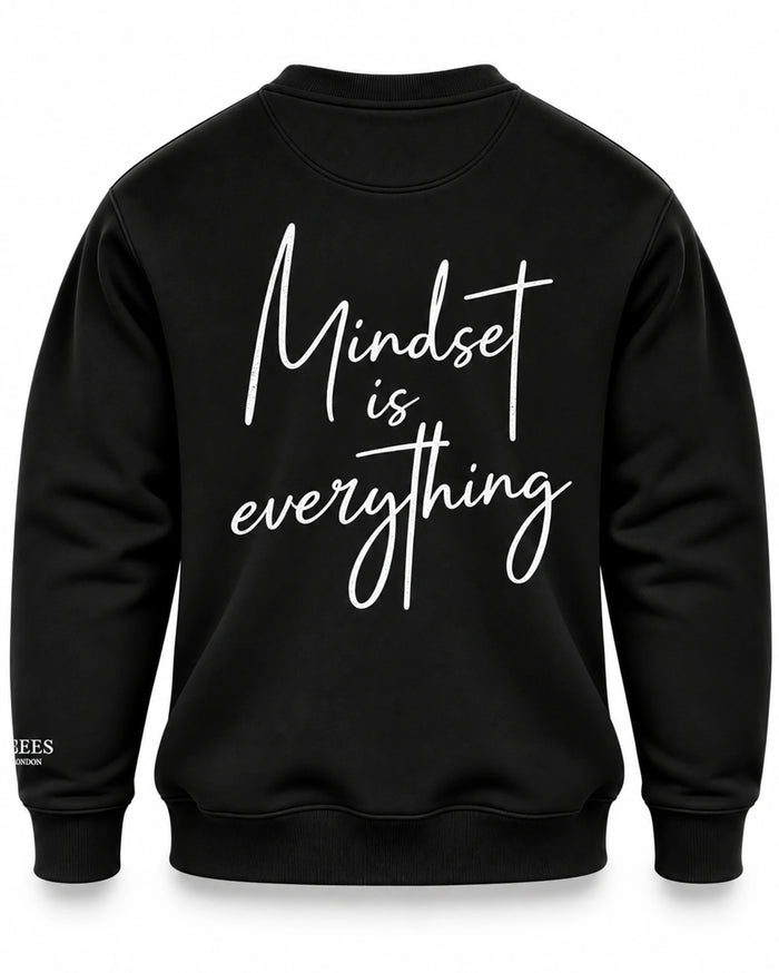 Mind Set Is Everything Jumper Black