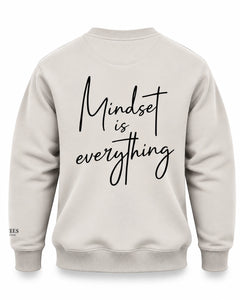 Mind Set Is Everything Jumper Coconut Milk