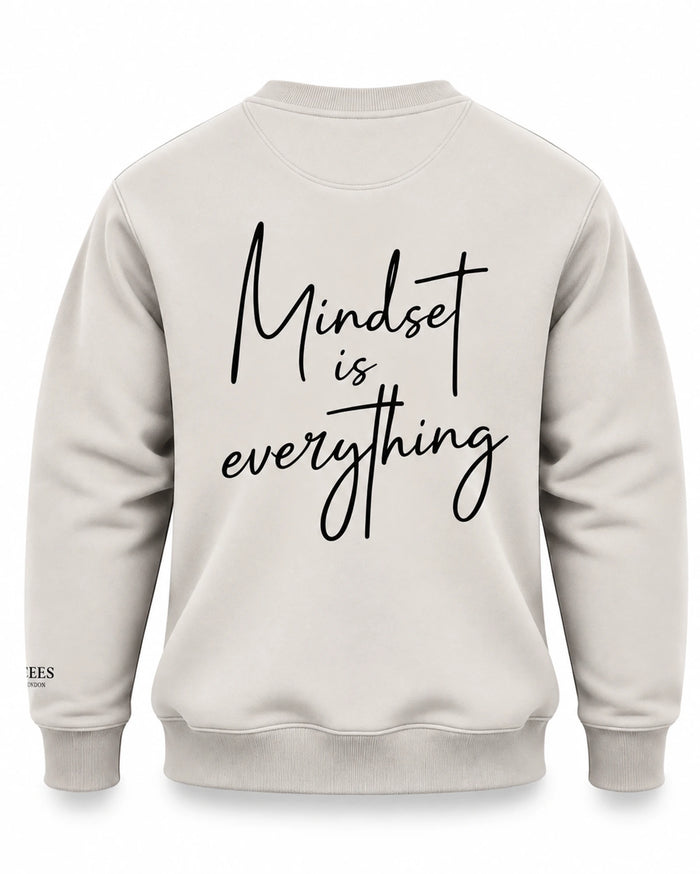 Mind Set Is Everything Jumper Coconut Milk